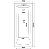 Акриловая ванна CERSANIT NATURE 17х70 64244